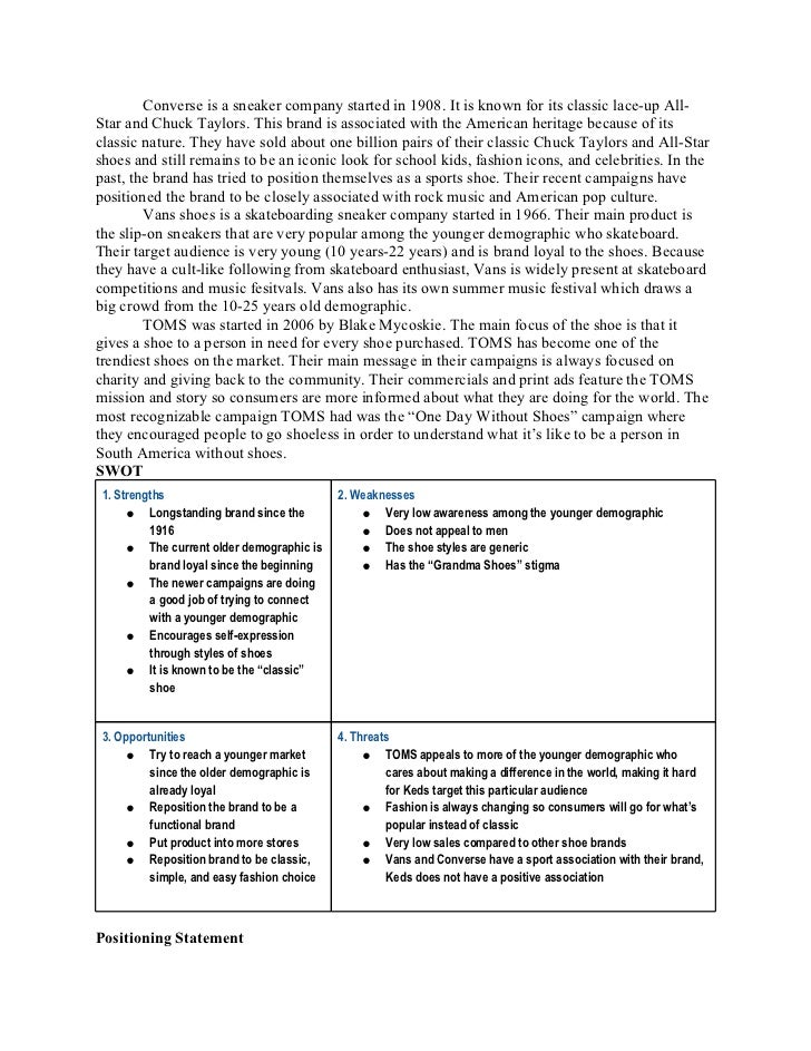 swot analysis for converse shoe swot analysis for converse shoe